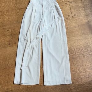 Elegant White Women's Pants